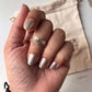 Traditional Double Rawa V Little Finger Ring in 925 Sterling Silver