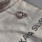 925 Silver Ring with White CZ Heart Detail for Fashionable Styles