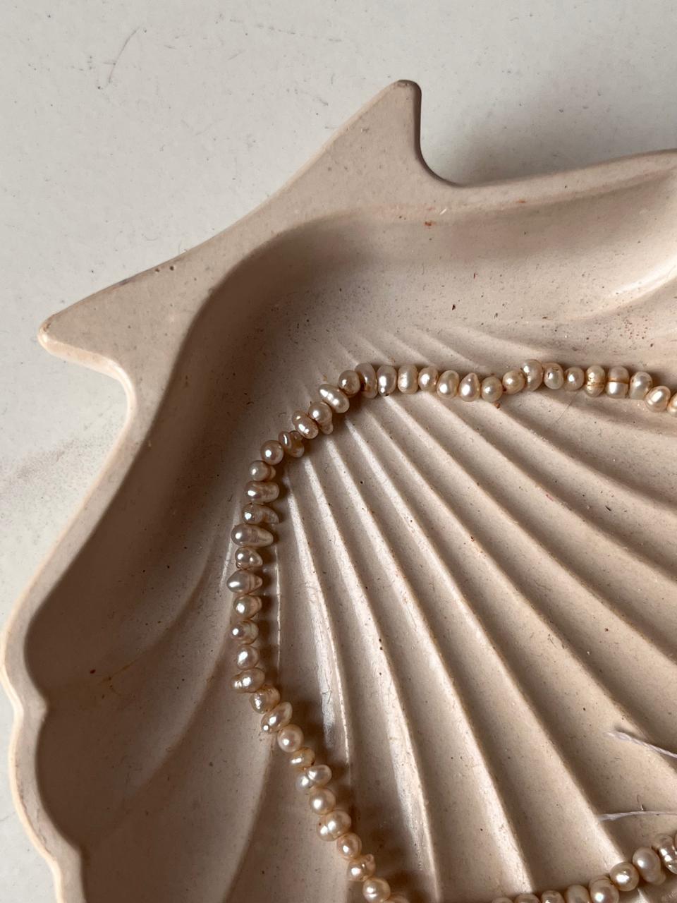 925 Silver Anklet with Basra Freshwater Pearls