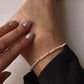 Basra Natural Freshwater Pearls 925 Silver Anklet