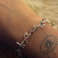 Multi Tourmaline Silver Bracelet for Elegant and Modern Jewelry Styles