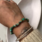 Natural Turquoise Chip Bracelet Handmade Jewelry