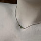 Handcrafted 925 silver necklace with multi Green Tourmaline pear-shaped gemstones