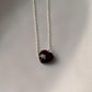 Handmade Heart-Shaped Garnet Pendant Necklace