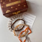 Emotional support bracelet with Clear Quartz, Citrine, Tiger Eye, and Carnelian crystals for combating depression
