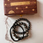 Protection combo bracelet featuring Pyrite, Black Tourmaline 4mm, and Hematite 8mm natural crystals