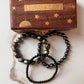 Powerful protection bracelet with Pyrite, Black Tourmaline, and Hematite crystals