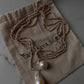 Luxury Basra pearl necklace featuring a classic knot design