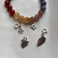 Elegant 'I Deserve It All' Bracelet with Detailed Leaf Silver Charm