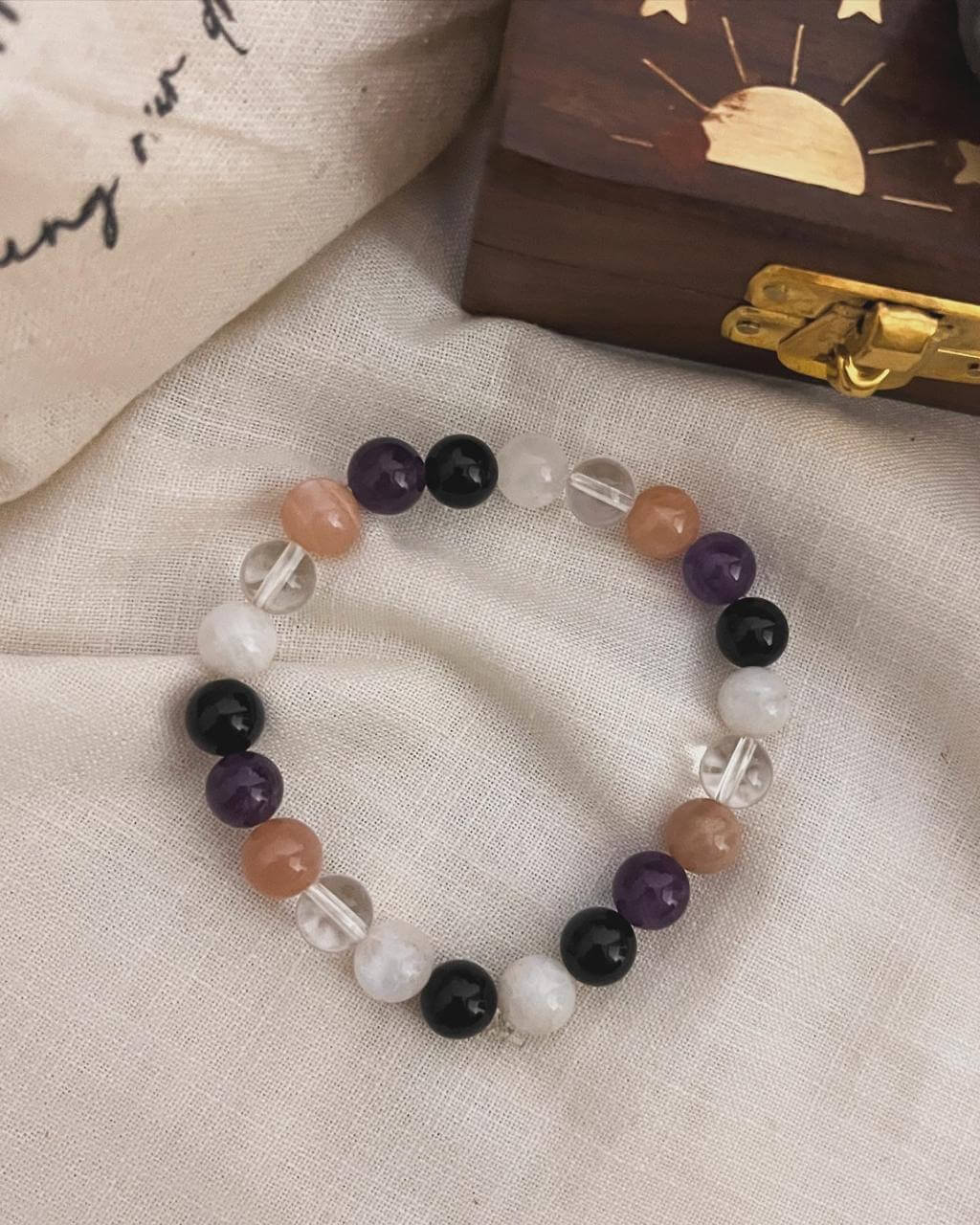 Calmness and Emotional Balance 8mm Natural Crystal Bracelet