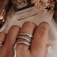 Elegant Serpent Wrap Design Silver Ring 925