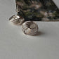Chunky Knot Statement Hoops in 925 Silver with Italian Craft