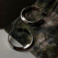 Italian Twist Statement Half Hoops in Chunky 925 Silver
