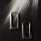 925 Silver Rectangular Chunky Hoops with Italian Influence