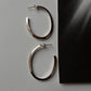 Chunky U Statement Hoops with Half 925 Silver Design