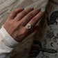 Imported boho-style spiral ring in 925 silver 
