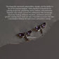 925 Silver Dragonfly Stud Earrings with Amethyst Stones