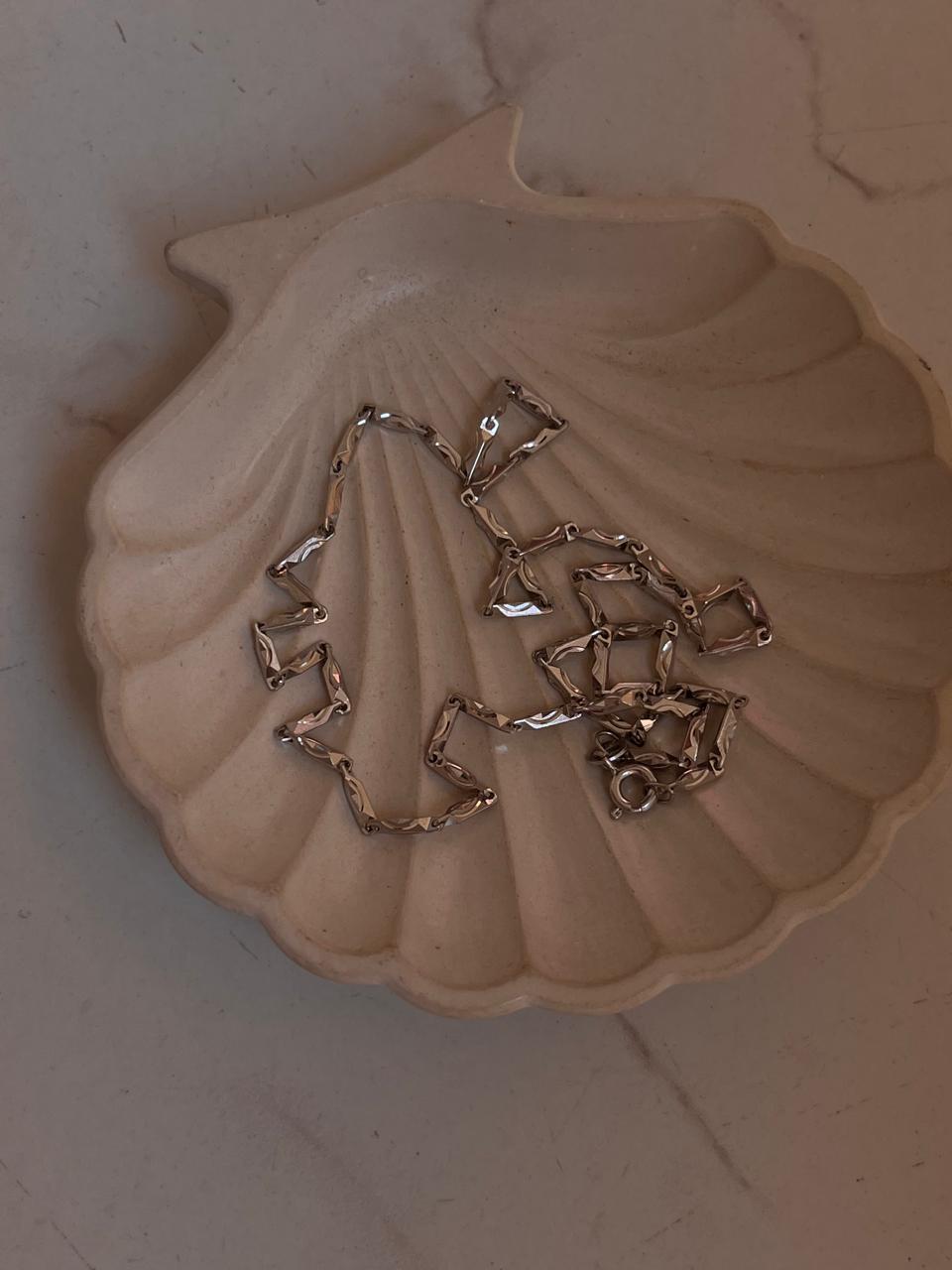 Chunky Italian silver chain with rich texture in 925 silver