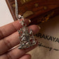 Sacred Kali Maa Shiv Ji symbol pendant in 925 Sterling Silver