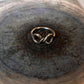 Infinity twist handcrafted 925 silver ring  