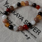 PCOS relief crystal bracelet with natural healing stones