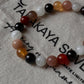 8mm gemstone bracelet for PCOS support and energy healing  