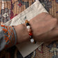 Intention healing bracelet for PCOS with 8mm crystal beads  