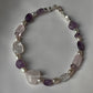 Master Healer bracelet with rose quartz heart in 925 silver