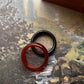 Healing stone ring set for grounding and motivation  