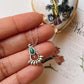 Malachite Boho 925 Sterling Silver Necklace