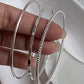 Hammered, rope, and smooth finish silver bangles in stack set