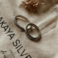 Rawa and tribal engraved 925 silver full ring stack set  
