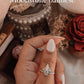 Moonstone Balinese Rawa Leaf Silver Ring