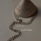 925 sterling silver link chain for necklaces  
