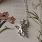 925 sterling silver cherub angel charm for spiritual jewelry  
