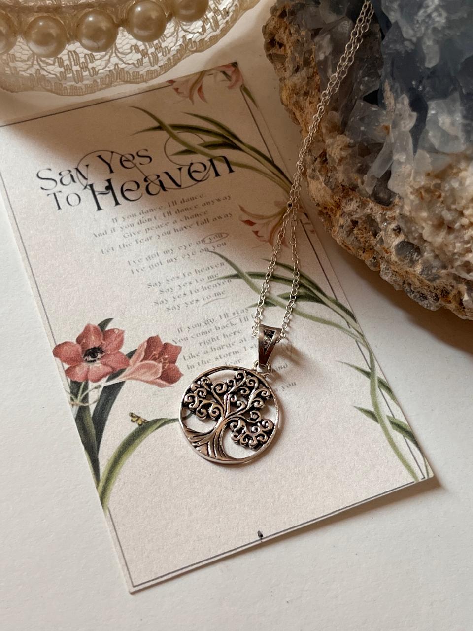 925 Silver Tree of Life Necklace for Women