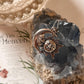 Sun Moon Big Silver Necklace Statement Jewelry  