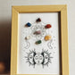 Beautiful Seven Chakra decor frame for mindful spaces