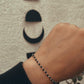 925 Sterling Silver Black Spinel Nazariya Beaded Bracelet