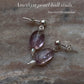 Amethyst Tumble Pearl Ball 925 Sterling Silver Studs