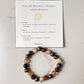 Heal My Solar Plexus Chakra (Manipura) 8mm Natural Crystal Bracelet