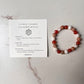 Heal My Sacral Chakra (Svadhisthana) 8mm Natural Crystal Bracelet