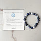 Heal MyThroat Chakra (Vishuddha) - Communication-8mm Natural Crystal Bracelet