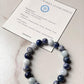 Heal MyThroat Chakra (Vishuddha) - Communication-8mm Natural Crystal Bracelet