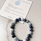Heal MyThroat Chakra (Vishuddha) - Communication-8mm Natural Crystal Bracelet