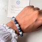 Heal MyThroat Chakra (Vishuddha) - Communication-8mm Natural Crystal Bracelet
