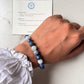 Heal MyThroat Chakra (Vishuddha) - Communication-8mm Natural Crystal Bracelet