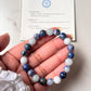 Heal MyThroat Chakra (Vishuddha) - Communication-8mm Natural Crystal Bracelet