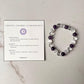 Heal My Crown Chakra (Sahasrara) 8mm Natural Crystal Bracelet