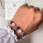 Heal My Crown Chakra (Sahasrara) 8mm Natural Crystal Bracelet